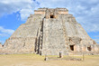 Mayan ruins - Uxmal, Mexico - Pyramid of the Magician Mayan ruins - Uxmal, Mexico - Pyramid of the Magician