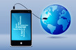 Smartphone with Internet Connection