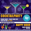 Flyer Cocktailparty