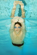 Schwimmer Unterwasser