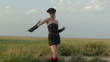 Gothic girl with Whip