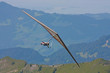 Hanggliding in swiss alps, Switzerland