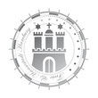 Siegel Hansestadt Hamburg