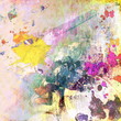 Grunge color backgrounds set, collection