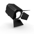 Illustration: Projecteur sur fond blanc 3 Projecteur sur fond blanc 3