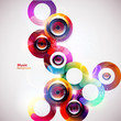 Abstract  background  with loudspeakers.