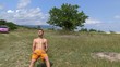Young man Resting