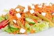 Salatteller mit Feta