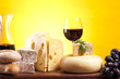 Cheese and other ingredients Cheese and other ingredients