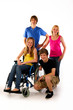 4 teenager rollstuhl