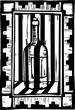 Vector: Wine and Border Wine and Border