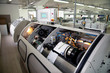 Post press finishing line machine