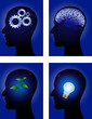 Human mind symbol