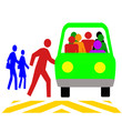 colorful commuters