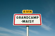 Grancamp-Maisy - Panneau de commune