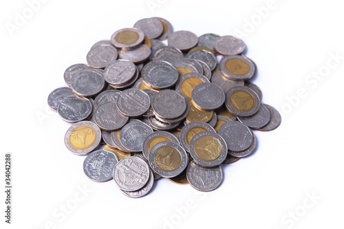 Photo: thai coin isolated thai coin isolated