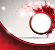 Christmas Abstract Design in Red.
