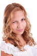 beautiful and elegant young woman winking beautiful and elegant young woman winking