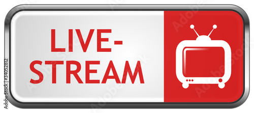 Vektor: Livestream Button Livestream Button
