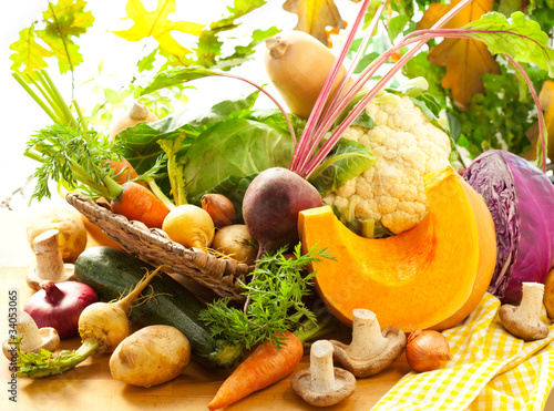 Foto: Autumnal vegetables Autumnal vegetables