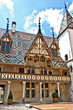 famous hospice in Beaune, France famous hospice in Beaune, France