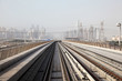Foto: Metro tracks in Dubai, United Arab Emirates Metro tracks in Dubai, United Arab Emirates