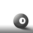 black billiard ball number eight black billiard ball number eight