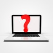 �����������: Question Mark in a Laptop � siirol #34056015