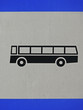 Sign board indicating Bus stop ahead