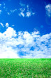 Photo: Colline verde con cielo azzurro Colline verde con cielo azzurro
