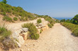 Wanderweg in den französischen Calanques Wanderweg in den französischen Calanques