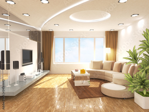 Illustration: Living room Living room