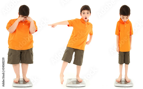 Photo: Child Obesity Average Underweight on Scale Child Obesity Average Underweight on Scale
