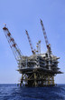 Italy, Sicily, Mediterranean Sea, offshore oil platform Italy, Sicily, Mediterranean Sea, offshore oil platform