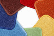 Samples of carpets
