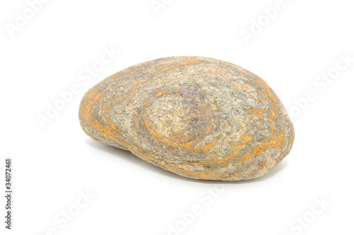 Photo: Stone Isolated on White Background Stone Isolated on White Background