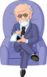 Vector: Dr. Freud psychotherapist Dr. Freud psychotherapist