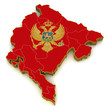 3D Map of Montenegro