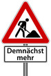 Vektor: Demnächst mehr Schild Baustelle Seite im Aufbau Demnächst mehr Schild Baustelle Seite im Aufbau