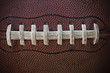 American Football Laces Close up Macro photo
