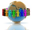 Global communication concept
