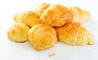Pile of Freshly Baked Home Made Mini Croissants