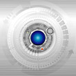 Abstract technology background in silver. Abstract technology background in silver.