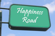 Street sign - Happiness Road