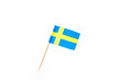 Swedish cake flag isolated