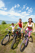 Family of bicyclists