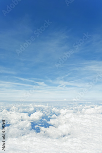 Photo: flight over clouds flight over clouds