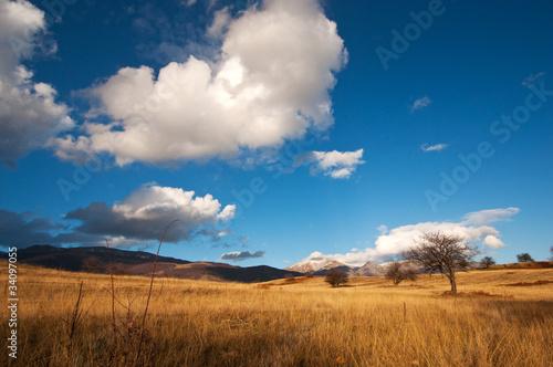 Photo: Clouds over hills Clouds over hills