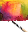 Abstract acrylic hand painted background