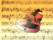 Illustration: violino pentagramma note violino pentagramma note